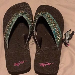 blazin roxx flip flops
